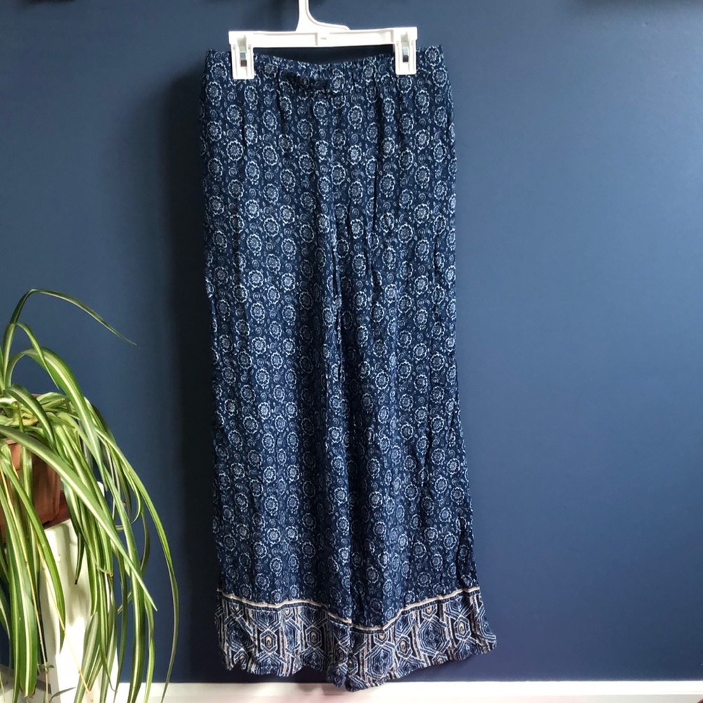 Patterned Harem Pants